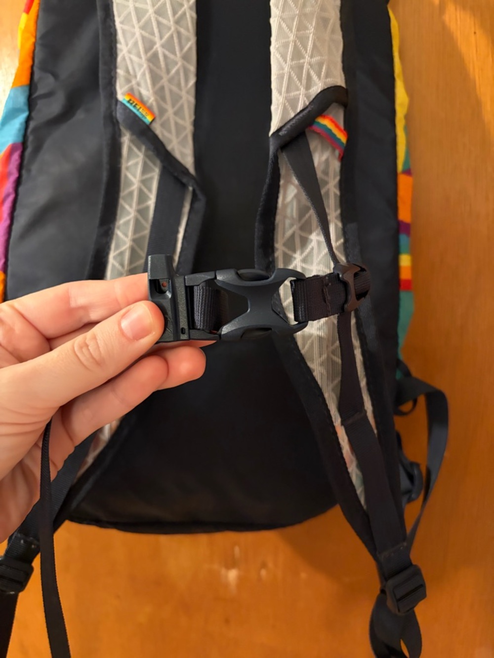 REI Bold Multi-Color Backpack with Bright Pattern - Picture 3 of 6